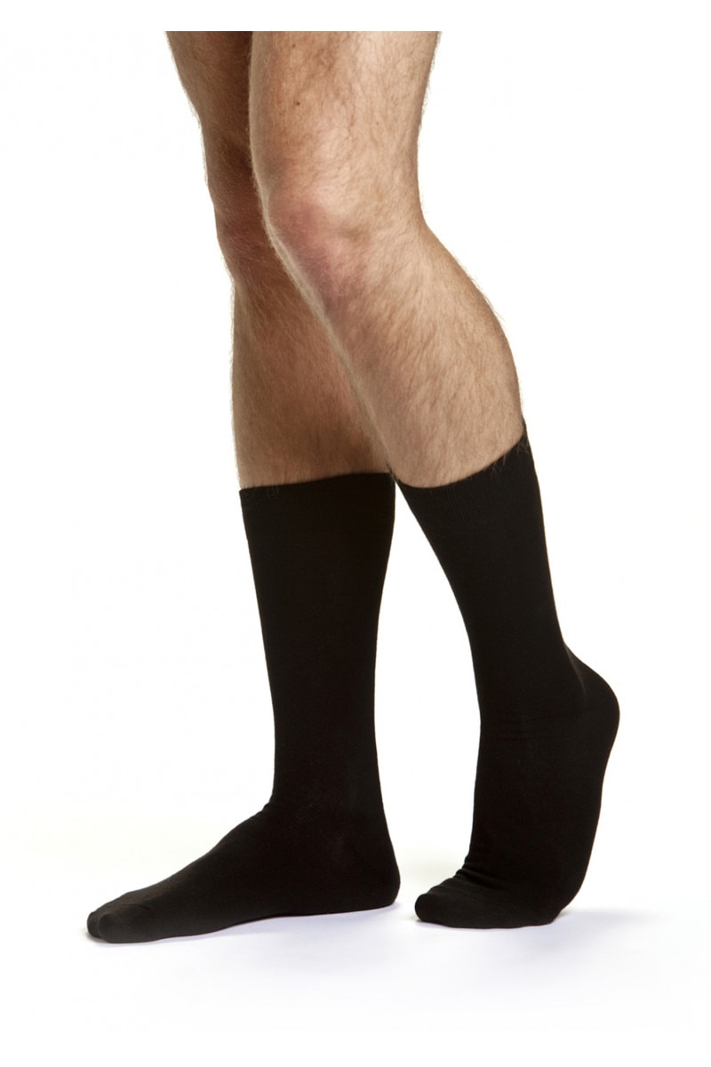 long black mens socks