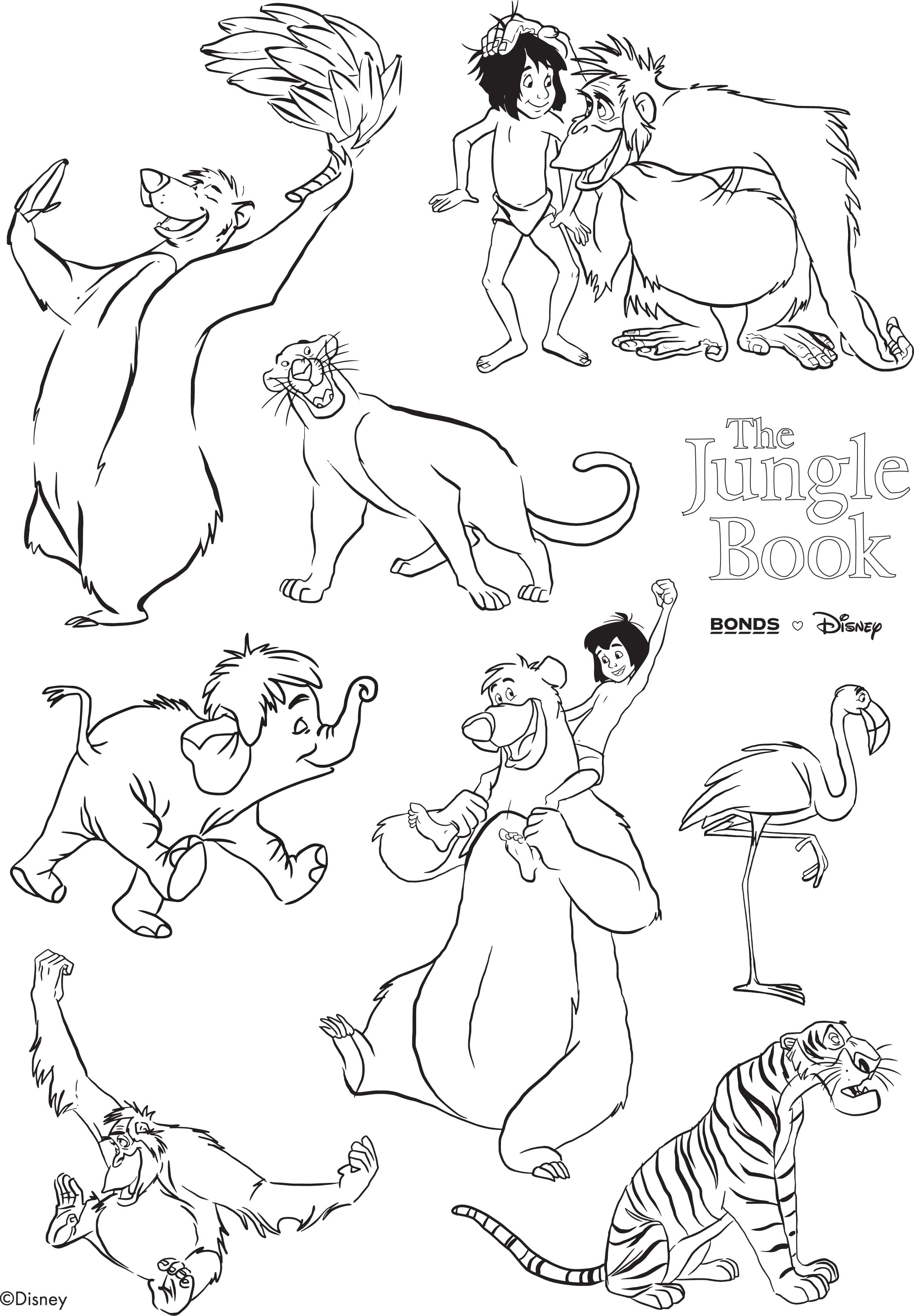 THE JUNGLE BOOK COLOURING SHEET DOWNLOAD NOW Blog