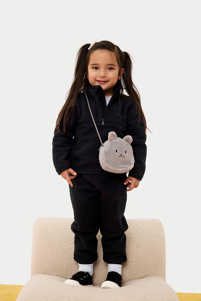 Kids Teddy Fleece Half Zip Pullover