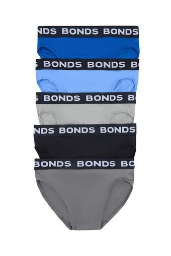 5 Pack Hipster Brief (Grey Marle / Chambray / Cobolt / Grey Fog / Black)