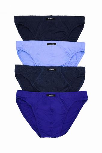 Action Brief 4 Pack (Bronte Blue/ Electric Marine/ Navy Marle/ Navy)