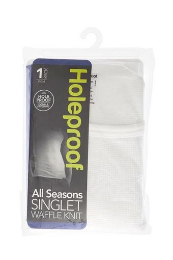 All Seasons Singlet 2 Pack (White)
