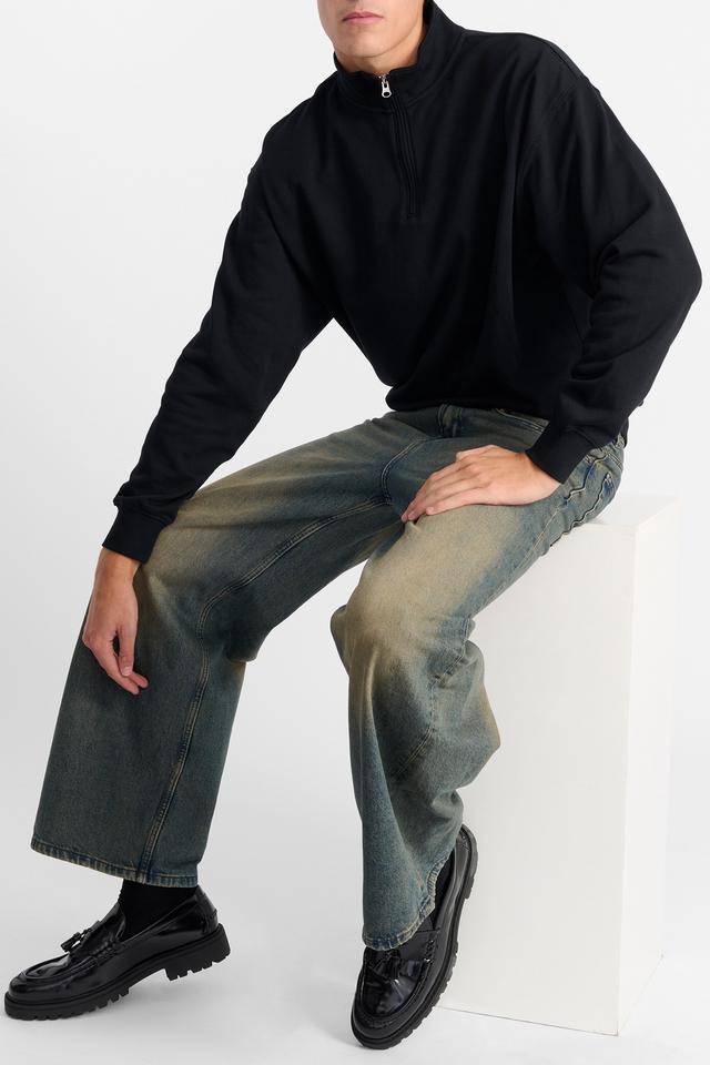 Sweats Half Zip Pullover