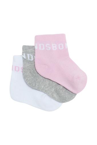 Baby Active Quarter Crew Socks 3 Pack (Pink Pack)