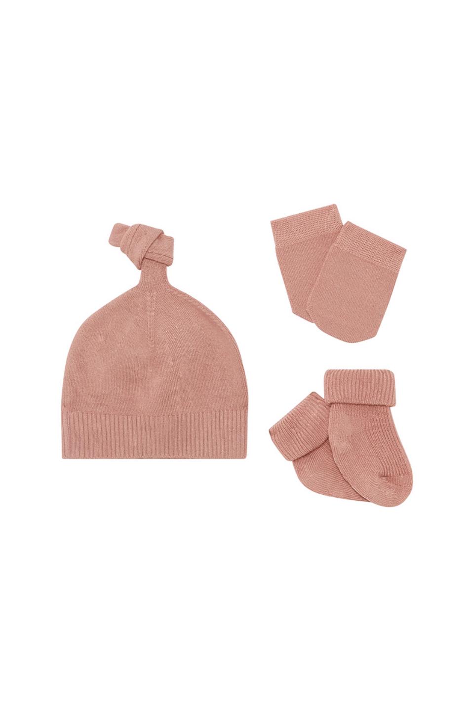 Baby Bamboo Beanie Set