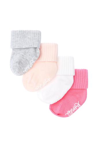 Baby Bamboo Cuff 4 Pack (Girls)
