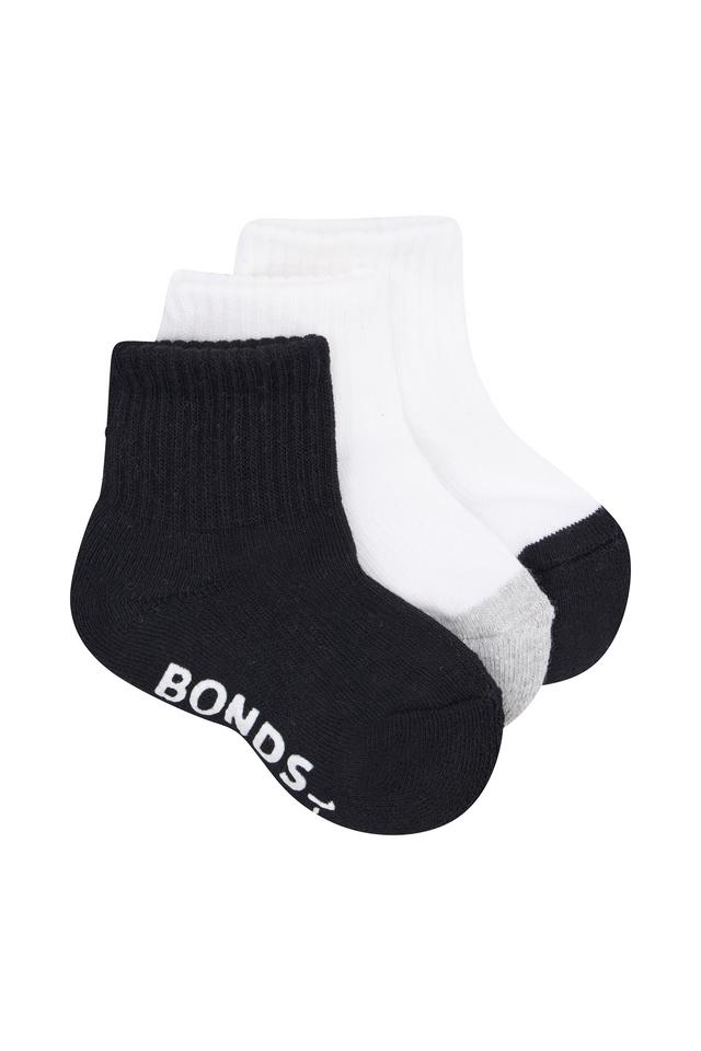 Baby Cushioned Quarter Crew 3 Pack
