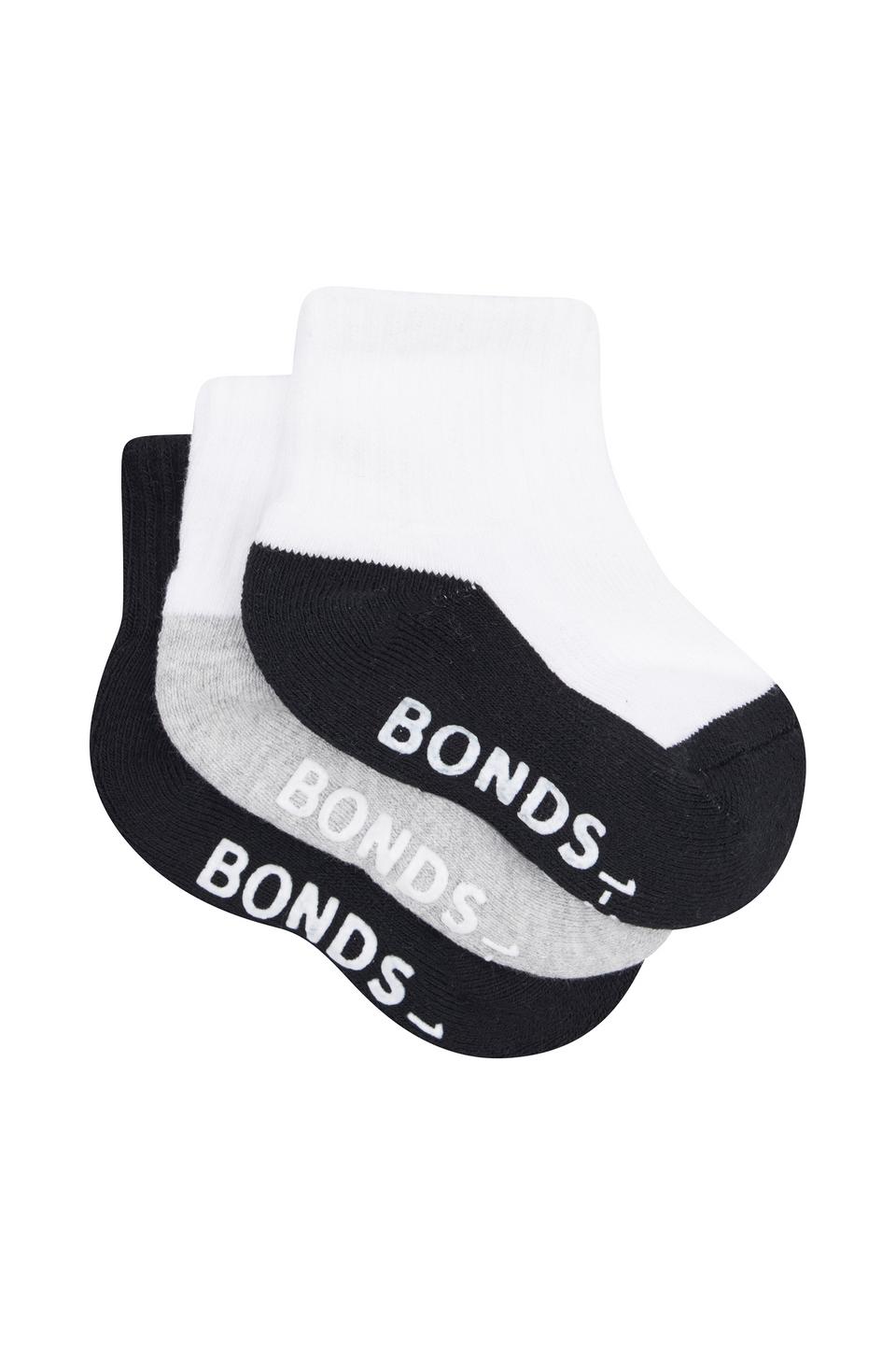 Baby Cushioned Quarter Crew 3 Pack