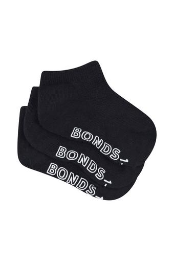 Baby Lightweight Low Cut 3 Pack (Black)