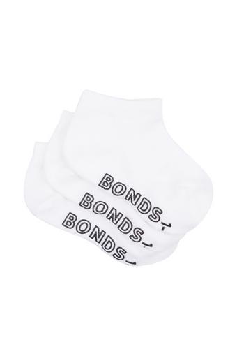 Baby Lightweight Low Cut 3 Pack (White)