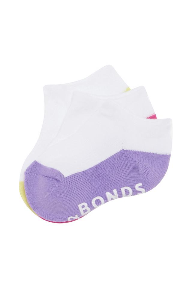 Baby Logo Cushioned Low Cut Socks 3 Pack