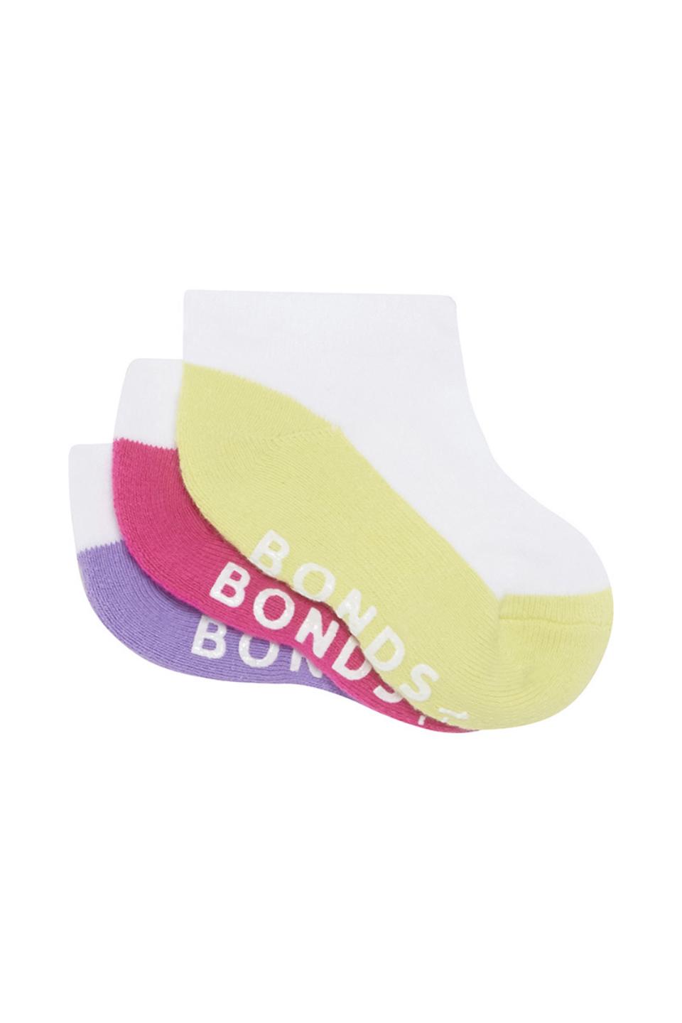 Baby Logo Cushioned Low Cut Socks 3 Pack