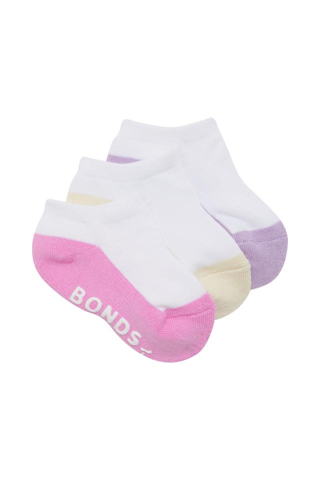 Baby Logo Cushioned Low Cut Socks 3 Pack