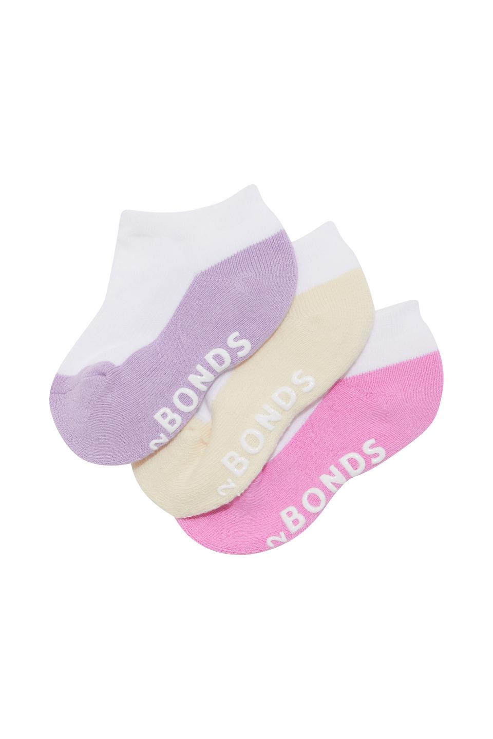 Baby Logo Cushioned Low Cut Socks 3 Pack