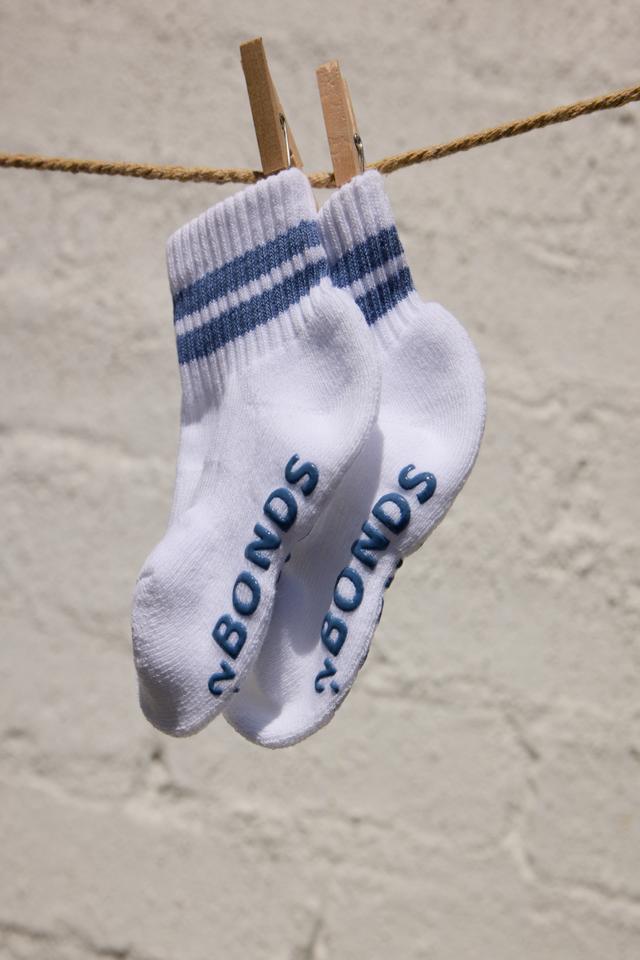 Baby Logo Cushioned Quarter Crew With Stripe 3 Pack