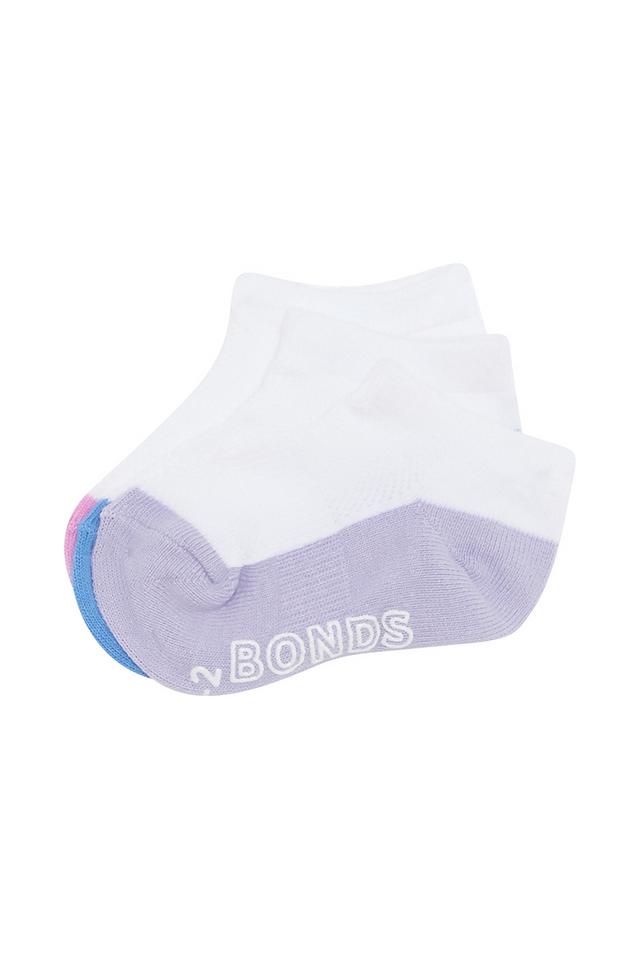 Baby Logo Lightweight Low Cut Socks 3 Pack
