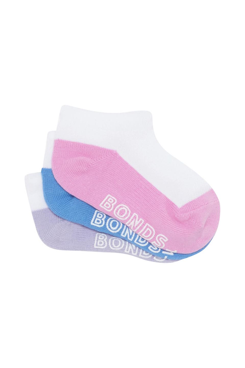 Baby Logo Lightweight Low Cut Socks 3 Pack