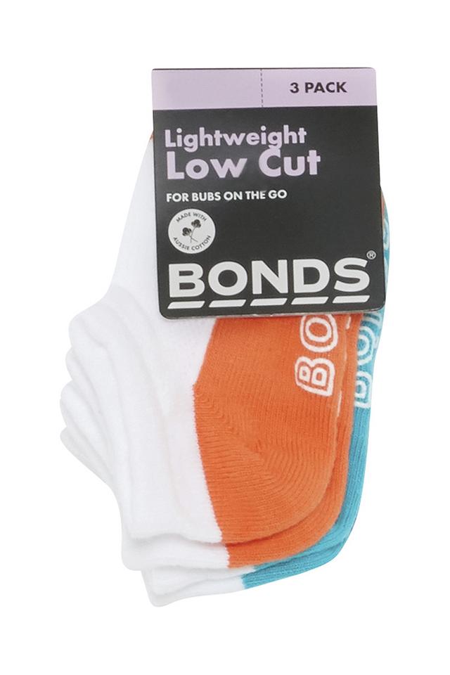 Baby Logo Lightweight Low Cut Socks 3 Pack