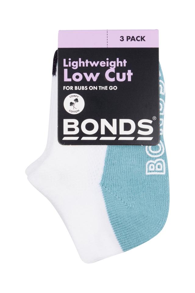 Baby Logo Lightweight Low Cut Socks 3 Pack