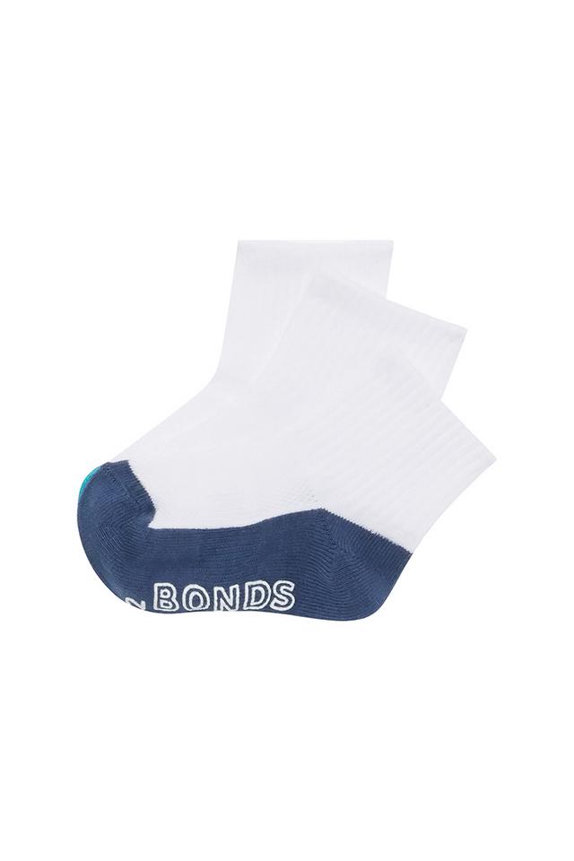 Baby Logo Lightweight Quarter Crew Socks 3 Pack