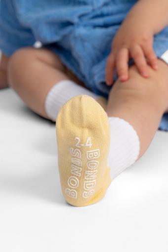 Baby Logo Lightweight Quarter Crew Socks 3 Pack (Pack 22K)