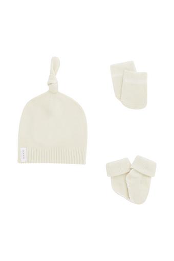 Baby Newbies Beanie Set 1 Pack (Marscapone)