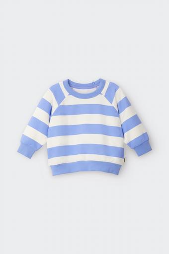 Baby Soft Threads Pullover (Horizontal Rugby Stripe Purple)