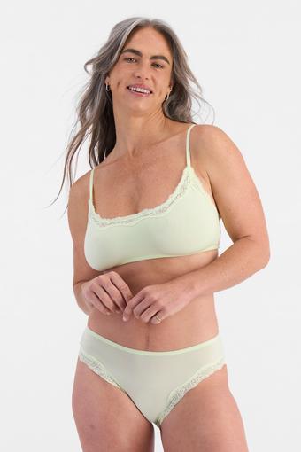 Bases Flex Lace Bralette (Cotton Kiwi Kiss)