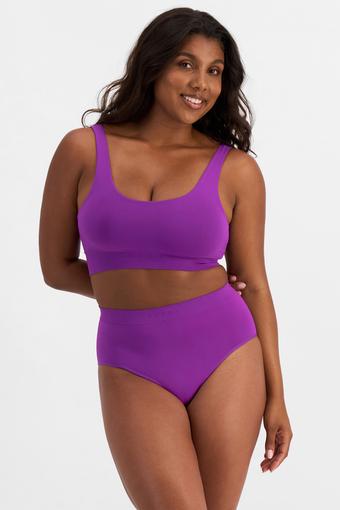 Bases Seamless Full Brief (Rich Amethyst)