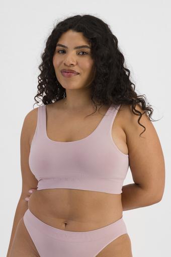Bases Seamless Scoop Crop (Lunar Lilac)