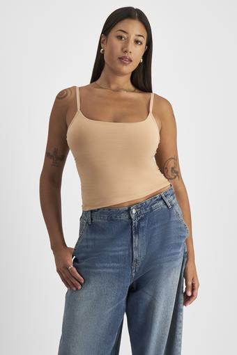 Bases Seamless Singlet (Blush Latte)