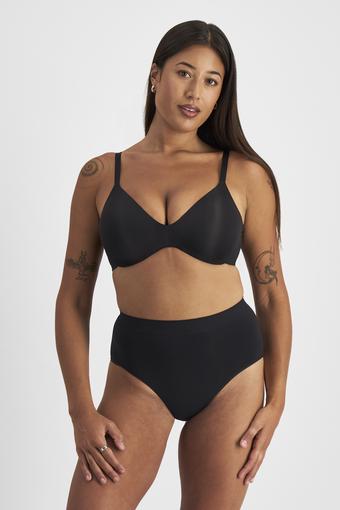 Bases Underwire Scoop Bra (Black)