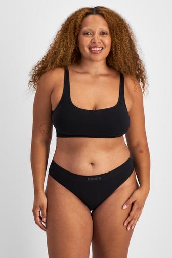Bases Viscose Bamboo Seamless Bikini (Black)