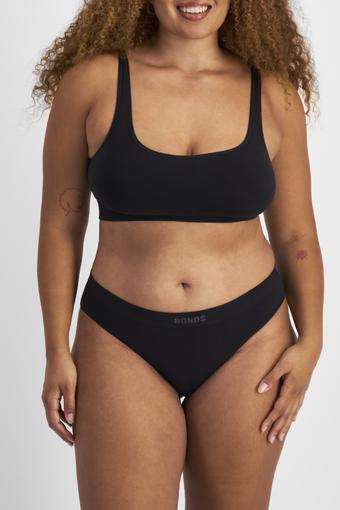 Bases Viscose Bamboo Seamless Bikini (Black)