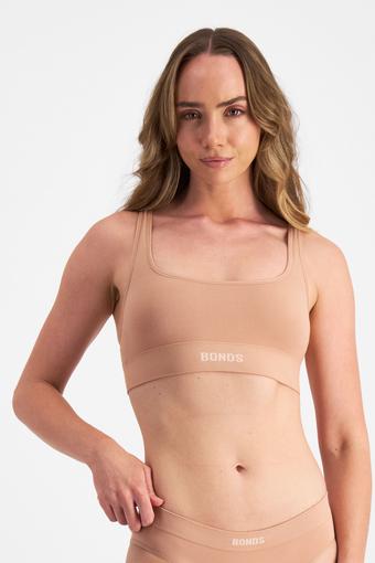 Bases Viscose Bamboo Seamless Crop (Blush Latte)