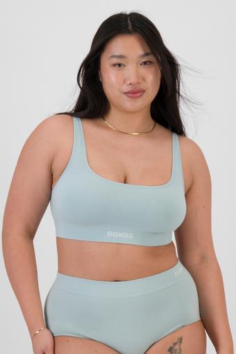 Bases Viscose Bamboo Seamless Crop (Muted Sage)