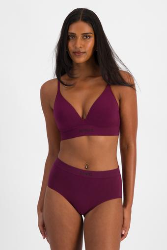 Bases Viscose Bamboo Seamless Full Brief (Queen Bee)