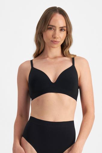 Bases Wirefree Seamless Bra (Black)