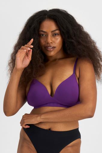 Bases Wirefree Seamless Bra (Rich Amethyst)