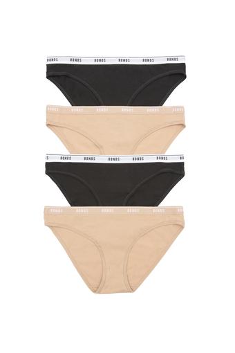 Bikini 4 Pack (Black/  Black/  Deep Glow/ Deep Glow)