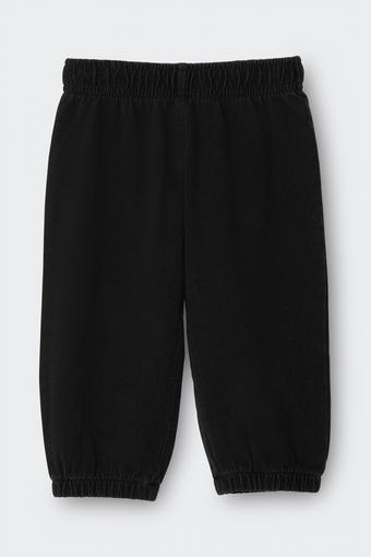 Black Denim Wash Jogger (Stone Black)