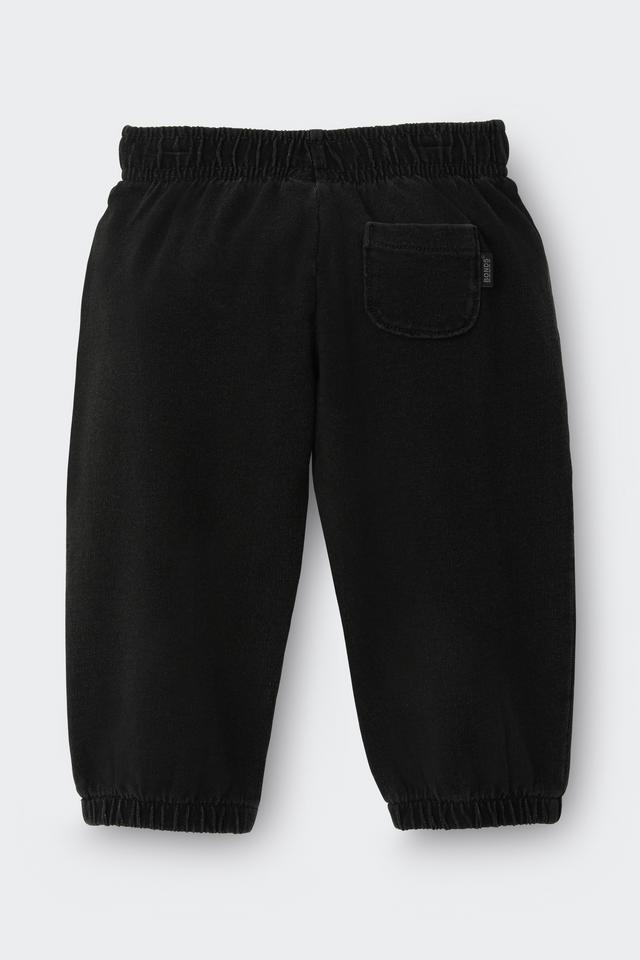 Black Denim Wash Jogger