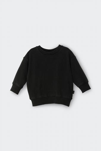 Black Denim Wash Pullover (Stone Black)