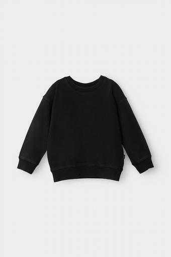 Black Denim Wash Pullover (Stone Black)