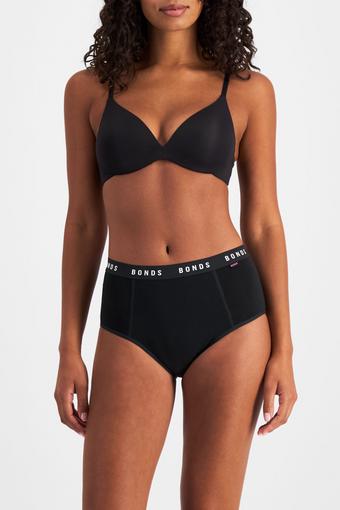 Bloody Comfy™ Period Full Brief Heavy (Black)