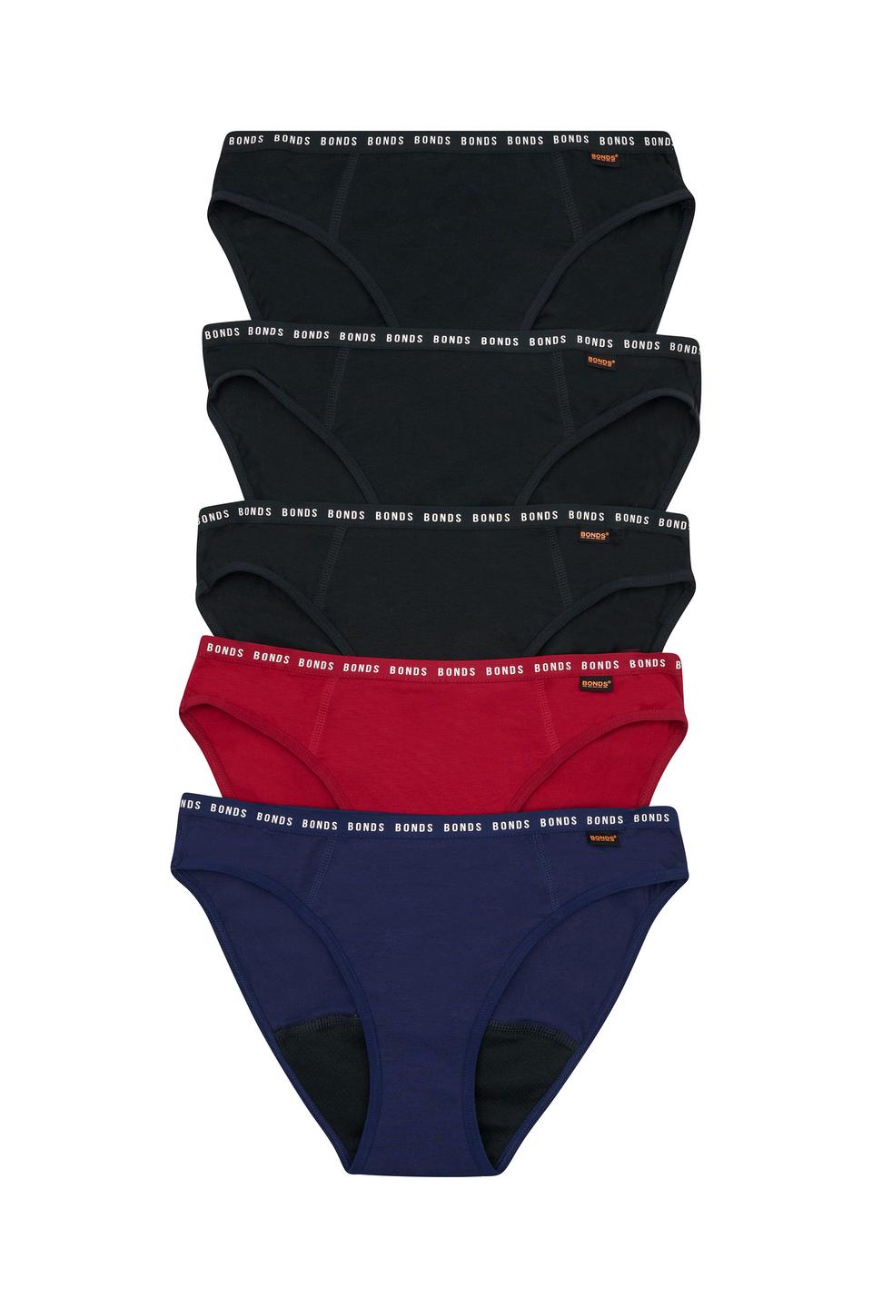 Bloody Comfy™ Period Bikini Moderate 5 Pack