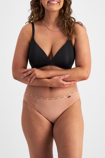 Bloody Comfy™ Period Bikini Moderate (Blush Latte)