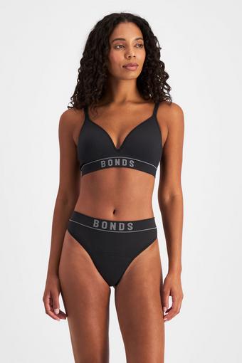 Bloody Comfy™ Period Retro Rib Gee Ultra-Light (Black)