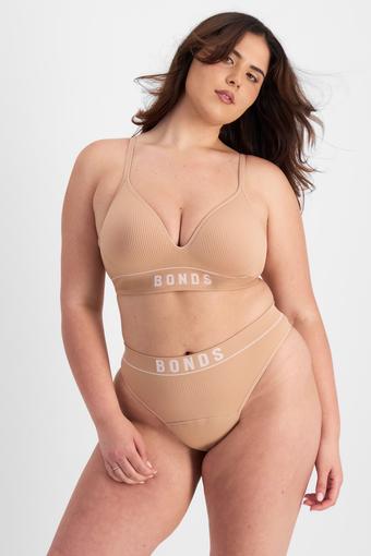 Bloody Comfy™ Period Retro Rib™ Gee Ultra-Light (Blushed / White)