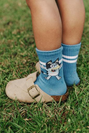 Bluey x Bonds Baby Crew Socks 2 Pack (Pack 02K)